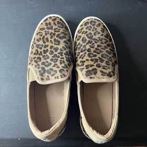Ugg Slip on Cheetah Print Shoes